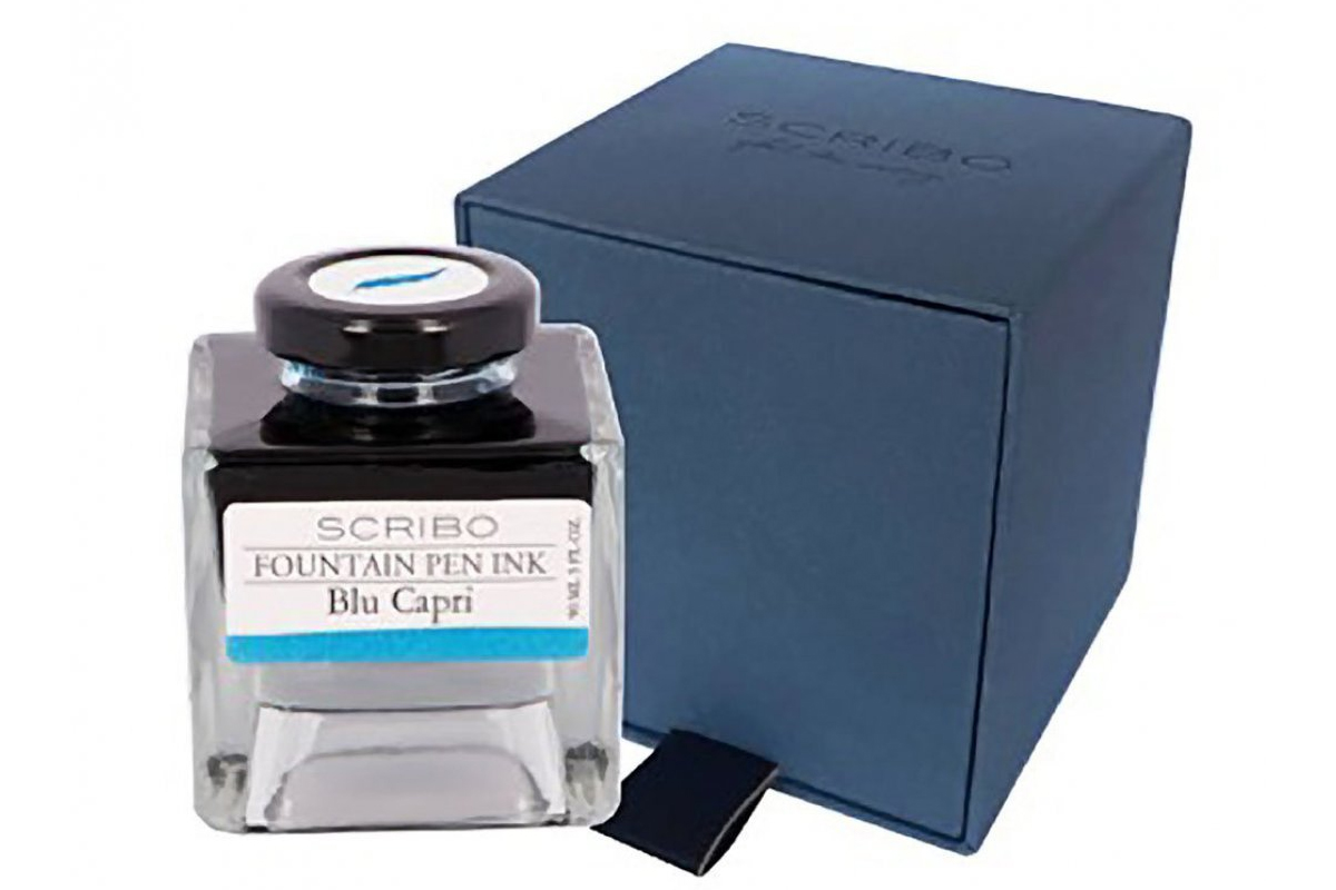 Scribo 'Blu Capri' Inkpot 90ml